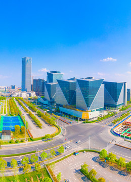 上海东方体育中心的商务楼