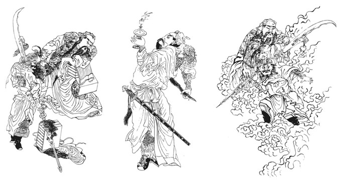 矢量關(guān)公圖