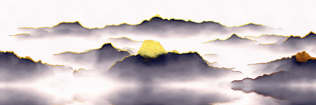 中式水墨山水