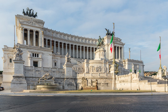 罗马威尼斯广场和维托里亚诺建筑