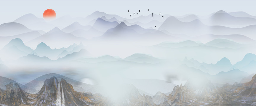 水墨山水
