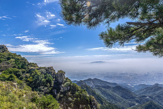 壮丽的泰山风光