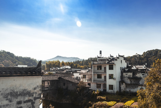 思溪延村风景