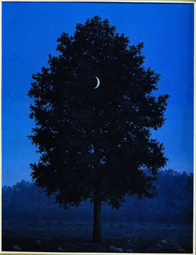 勒内·马格里特夜晚的树
