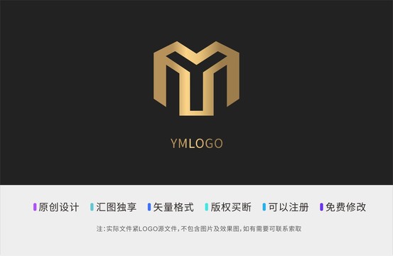 YM字母LOGO