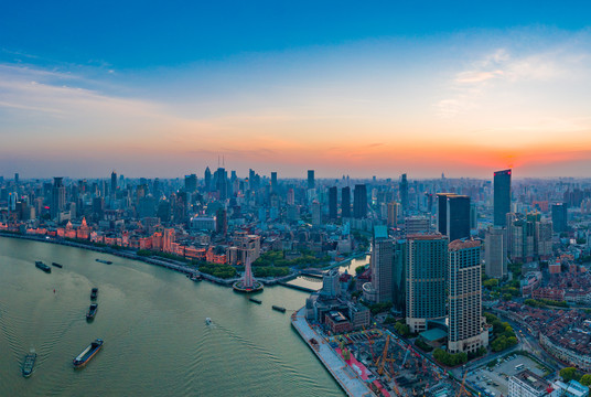 上海陆家嘴城市夜景