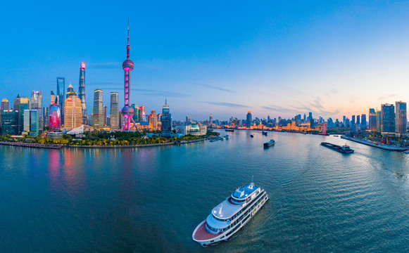 上海陆家嘴城市夜景