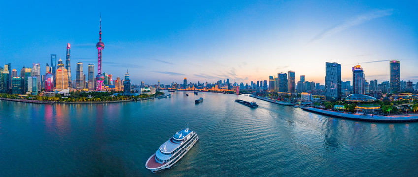 上海陆家嘴城市夜景