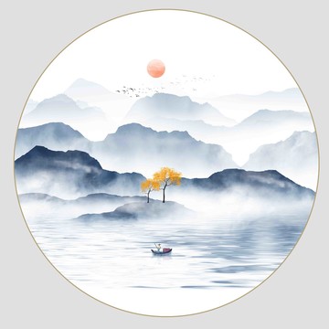 山水圖