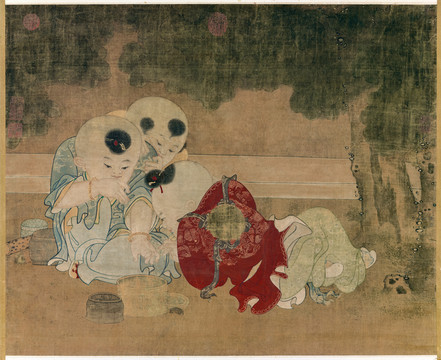 蘇漢臣秋庭戲嬰圖