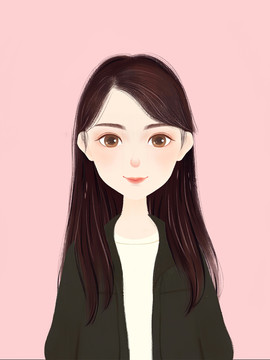 手繪美女