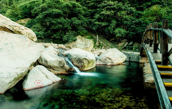 青岛崂山北九水风景区