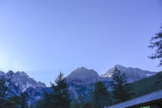 云南丽江玉龙雪山风光