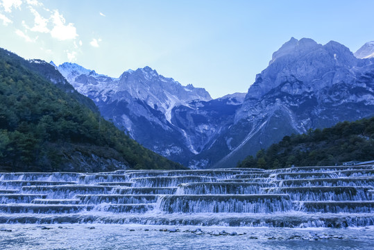 云南丽江玉龙雪山风光