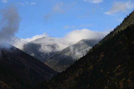 高原雪山