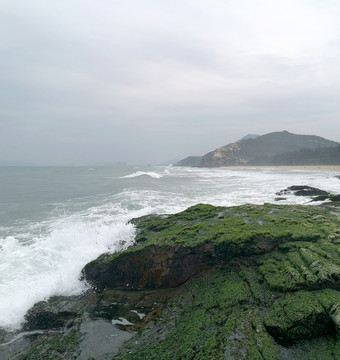 海岸海浪