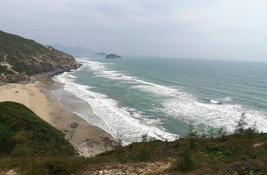 惠州黑排角海岸线