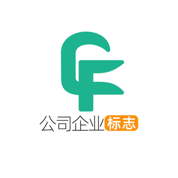 創(chuàng)意字母CF企業(yè)標(biāo)志logo