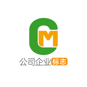 創(chuàng)意字母CM企業(yè)標志logo
