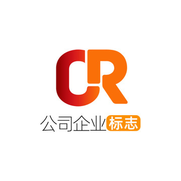 创意字母CR企业标志logo
