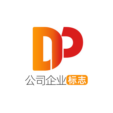創(chuàng)意字母DP企業(yè)標(biāo)志logo