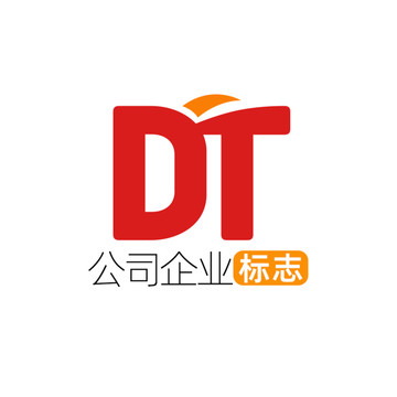 创意字母DT企业标志logo