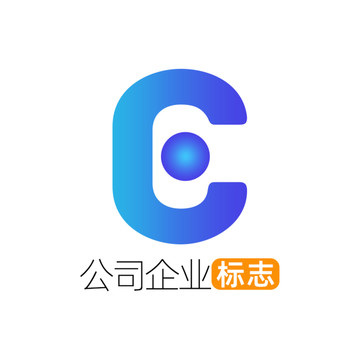 创意字母EC企业标志logo