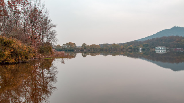 湖光山色紫金山