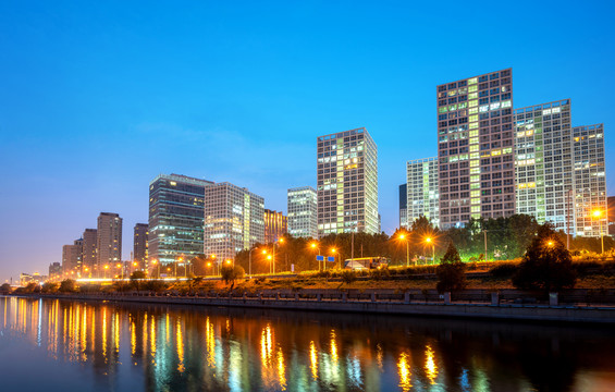 北京城市夜景