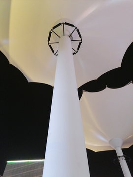城市广场大伞装饰