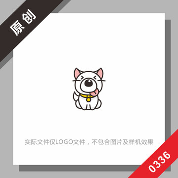 黑標系列狗logo