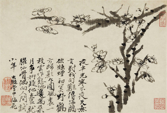 石濤梅花圖