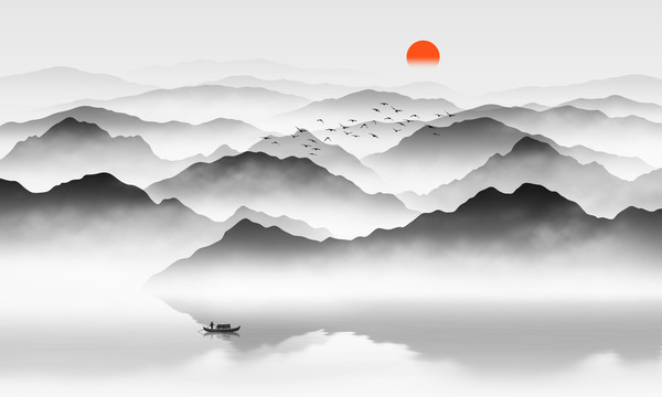 新中式山水