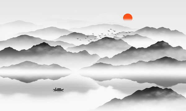 新中式山水