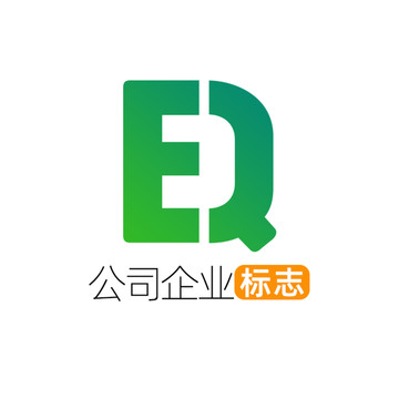 創(chuàng)意字母EQ企業(yè)標(biāo)志logo