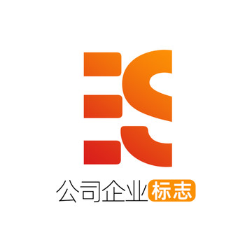 创意字母ES企业标志logo