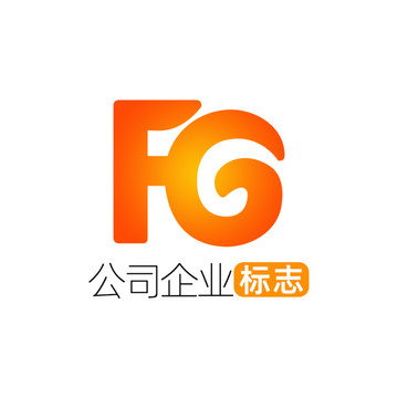 创意字母FG企业标志logo