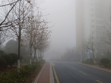 清晨和雾霾