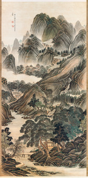高其佩山水圖