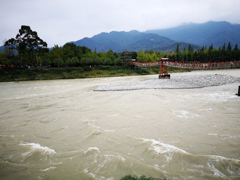 都江堰山水风光