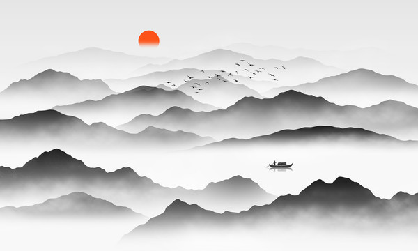 新中式山水