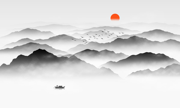 新中式山水
