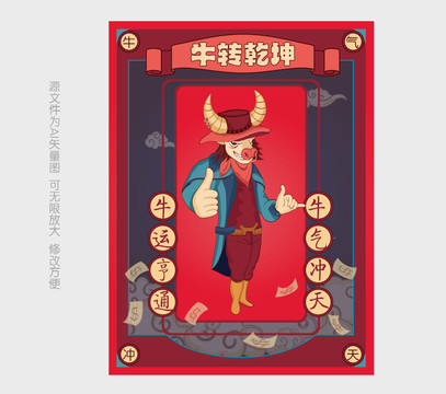 牛年海報