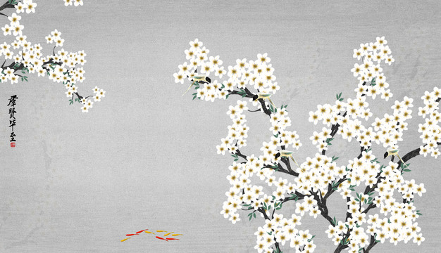 新中式花鳥