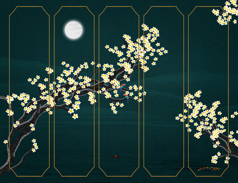 新中式花鳥