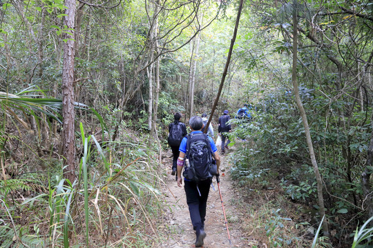 户外登山队