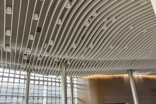 深圳国际会展中心大堂天花板结构