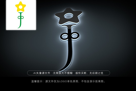 J標志花LOGO