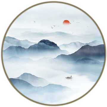 新中式山水畫(huà)