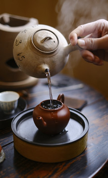 茶艺师泡茶